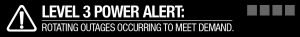 Level 3 Power Alert